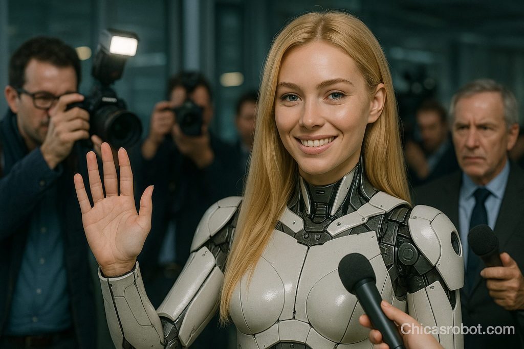 como se llama la primera chica androide del mundo creada con ia